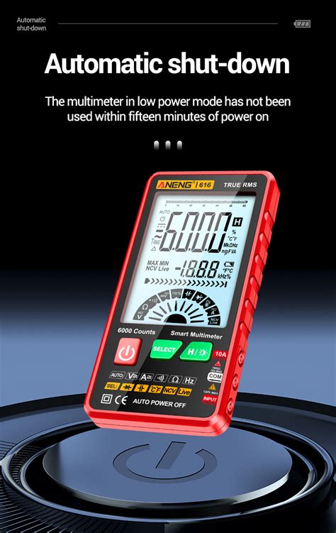 Aneng 616 Large Screen Backlight Multimeter Digital Intelligent