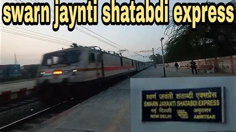 12030 Swarn Jaynti Shatabdi Express Amritsar To New Delhi Full