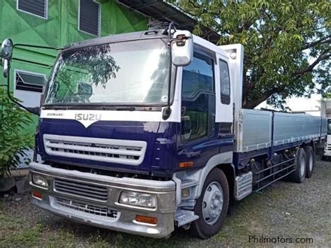 Used Isuzu Giga 10 Wheeler Cargo Dropside Molye 6WF1 2005 Giga 10