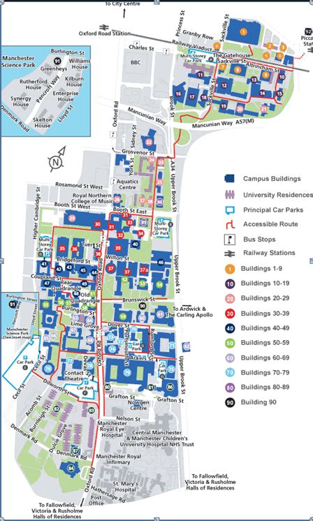 Manchester Uni Campus Map – Verjaardag Vrouw 2020