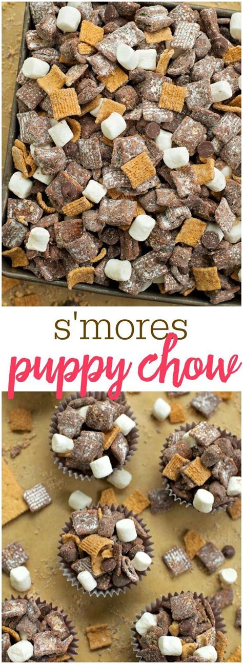 Smores Puppy Chow Filled With Chocolate Golden Grahams And Marshmallows