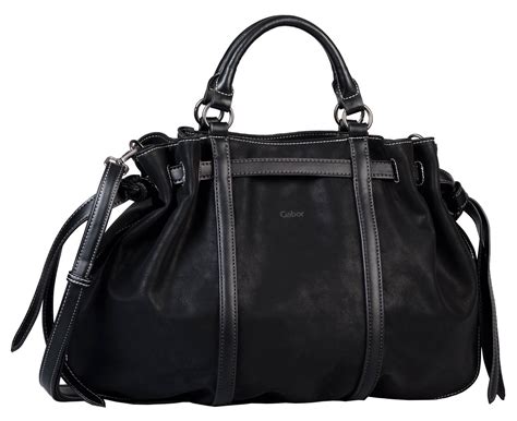 Gabor Carina Zip Shopper L Black Modeherz