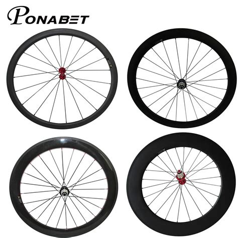 Ponabet C Ultra Light Ceramic Bearing Hub Carbon Road Wheels Mm