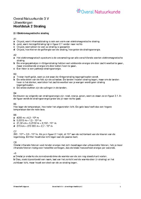 Nask Overal Natuur En Scheikunde Overal 4