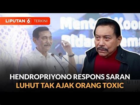 Hendropriyono Respons Saran Luhut Ke Prabowo Untuk Jangan Ajak Orang