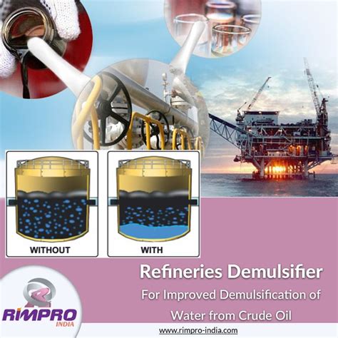 Refineries Demulsifier For Improved Demulsification Of Water From Crude