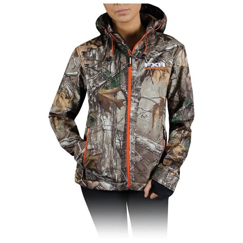 Women S FXR Entice Camo Softshell Hooded Jacket 589017 Snowmobile