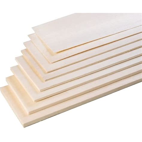 5 Planches Balsa Standard 15 10 100x10cm Intermodel SAS