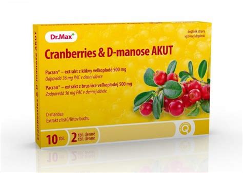 Drmax Cranberries And D Manose Akut 10 Tbl Nasezdraviesk