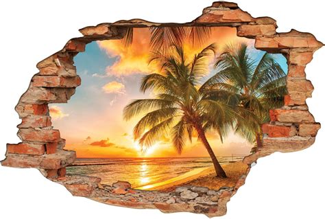 Stickers Trompe L Oeil 3D Tahiti Des Prix 50 Moins Cher Qu En Magasin