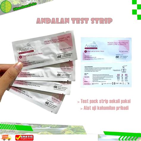 Jual Test Pack Andalan Strip Murah Tespek Testpack Tastpack Tes Uji