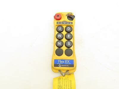 Magnetek FLEX 6EX Overhead Crane Hoist Radio Remote Control 6 Button EBay