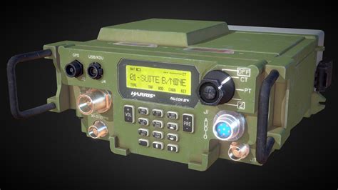 Harris Military Radio - 3D model by djquatrone [9596dd4] - Sketchfab