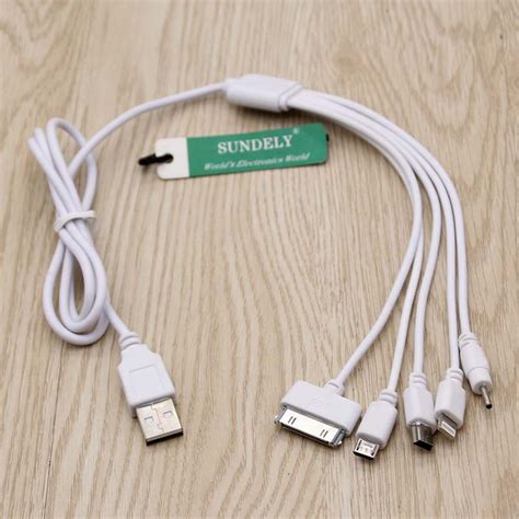 Universal Multi Pin Cable Charger Adapter In Usb For Mobile Phone