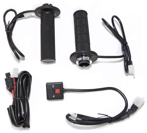 Manetki Podgrzewane Symtec Atv Heated Grip Kit Quad Zone Clamp On Grip