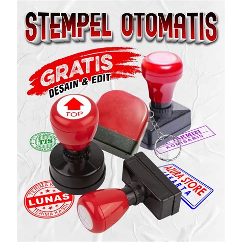 jual stempel otomatis stempel custom stempel flash stempel warna