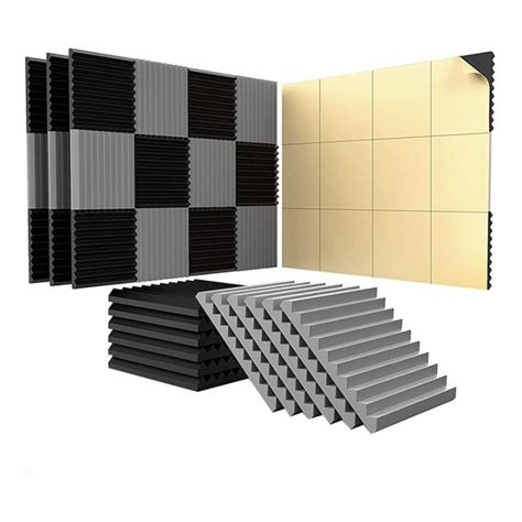 Pack Acoustic Panels With Self Adhesive X X Inch Sound Proof