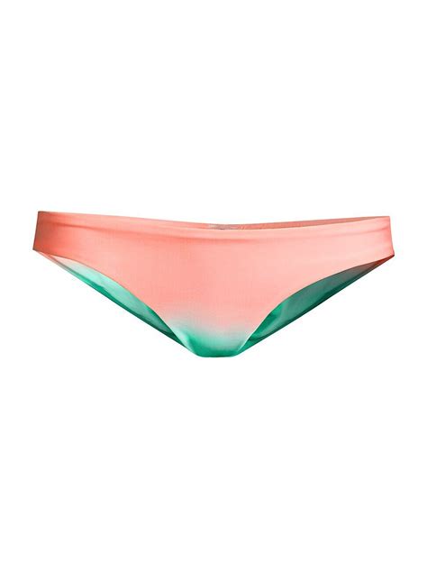 Pq Wo Isla Ruched Bikini Bottom Sunset Editorialist