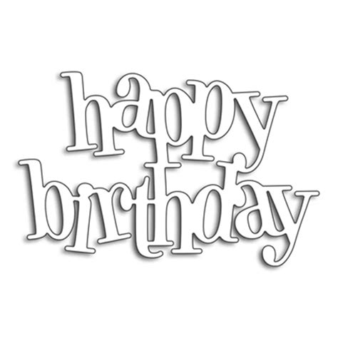 Happy Birthday Stencil Printable