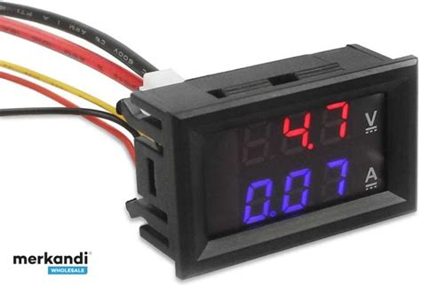 2 ekranlı DC 0 100V 10A Dijital Voltmetre Ampermetre Hırdavat Toptan