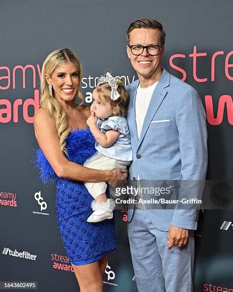 Rebecca Zamolo, Zadie Zamolo and Matt Slays attend the 2023 Streamy ...