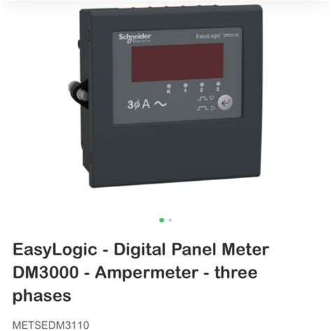 Jual Easylogic Digital Panel Meter Dm3000 Ampermeter Three Phases Metsedm3110 Jakarta