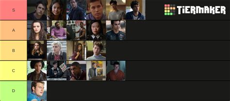 13 Reasons Why Characters Tier List (Community Rankings) - TierMaker