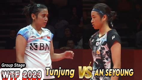 An Se Young Vs Gregoria Mariska Tunjung Group Stage A Bwf World Tour