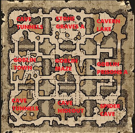 All Goblin Caves Modules Marked R Darkanddarker