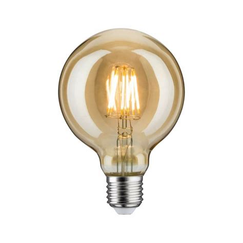 Paulmann Led Globe Watt E Gold Goldlicht Lampen A