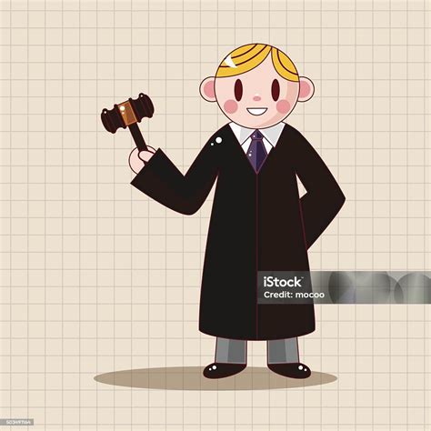 elemen tema hakim ilustrasi stok  gambar  gavel