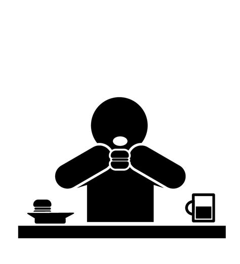 Illustration And Icon Stick Figure Eating 25421311 Vector Art At Vecteezy