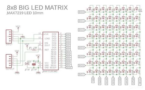 Bluino 8x8 BIG LED Matrix Display Share Project PCBWay