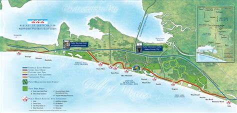 Map Of Florida Panhandle Beaches - Printable Maps