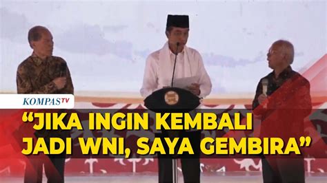 Korban Ham Berat Yang Kini Menjadi Wna Ditawari Jokowi Untuk Kembali