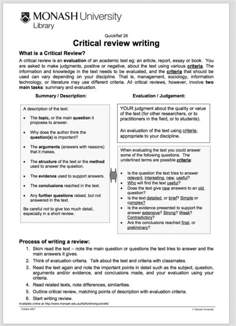 Critical Review Academic English Uk