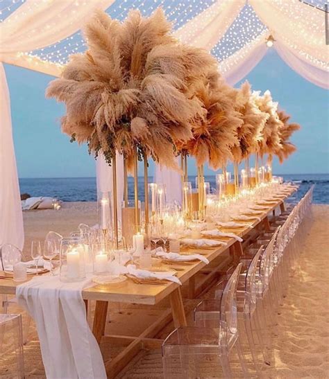 How To Include Pampas Grass Into Your Wedding Decor WedMeGood