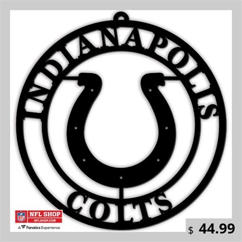 Indianapolis Colts Black 16'' Team Logo Cutout | Indianapolis colts ...