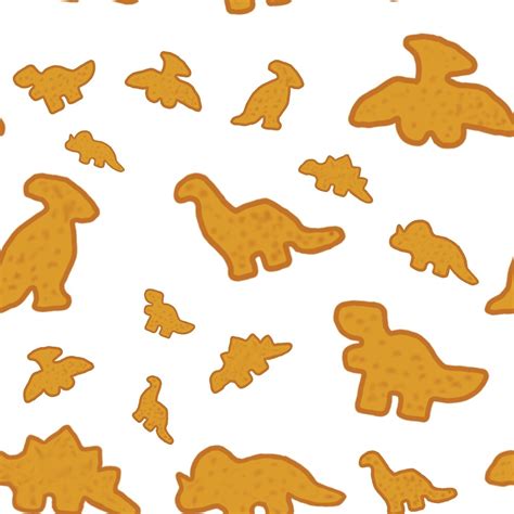 "Dino Chicken Nuggets" by Purrmaid | Redbubble