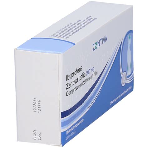 Ibuprofene Zentiva Italia 200 Mg Compresse Rivestite Con Film 24 Pz