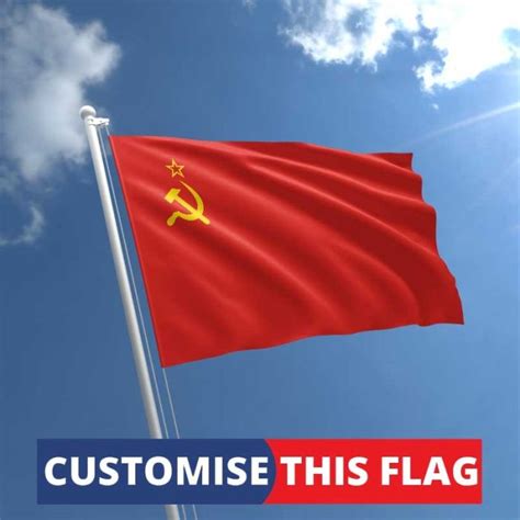 Custom Soviet Union Flag | Personalised USSR Flag | The Flag Shop