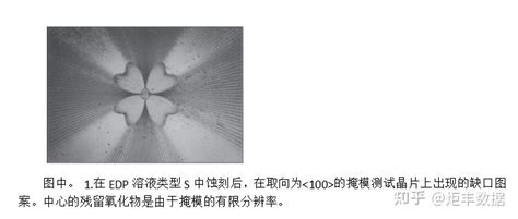 华林科纳 碱性溶液中结晶硅的各向异性蚀刻 知乎