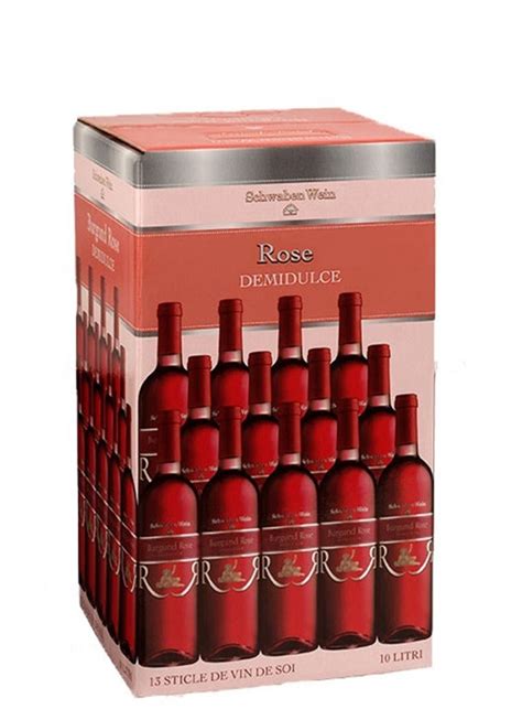 Cramele Recas Schwaben Wein Roze Vin Rose Demidulce 10L