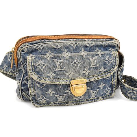 Louis Vuitton Louis Vuitton Bum Bag Body Bag Monogram Denim Blue | Grailed