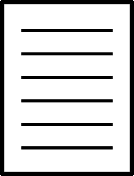 Blank White Paper - ClipArt Best