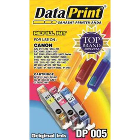 Jual Dataprint Refill Kit Tinta Suntik Warna Printer Canon Dp