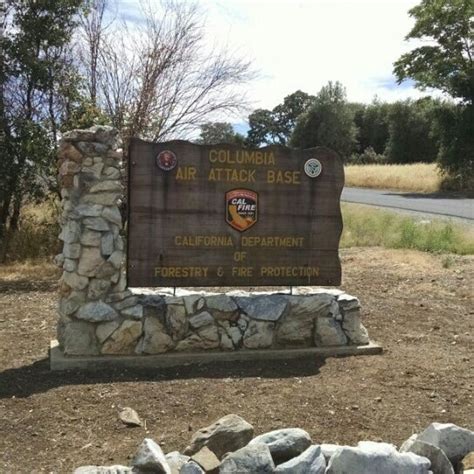 Calfire Columbia Air Attack Base Fire Station In Columbia