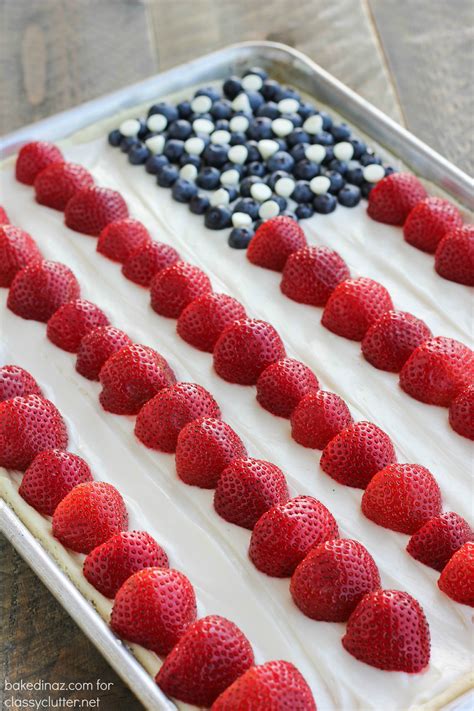 American Flag Fruit Pizza