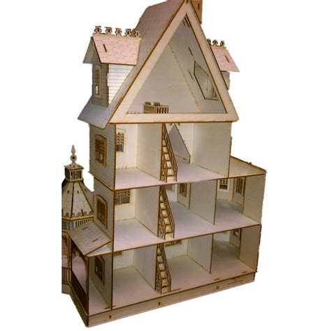 Ashley Gothic Dolls House 1 24 Half Inch Scale Victorian Laser Cut Flat