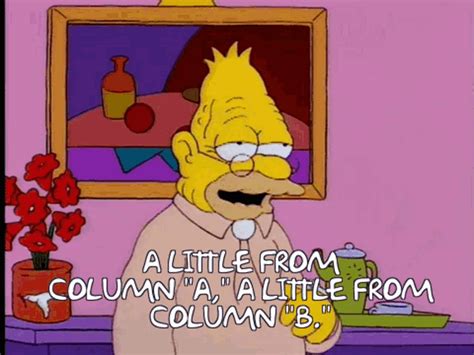 Columnab Grandpa Columnab Grandpa Simpsons Discover Share Gifs